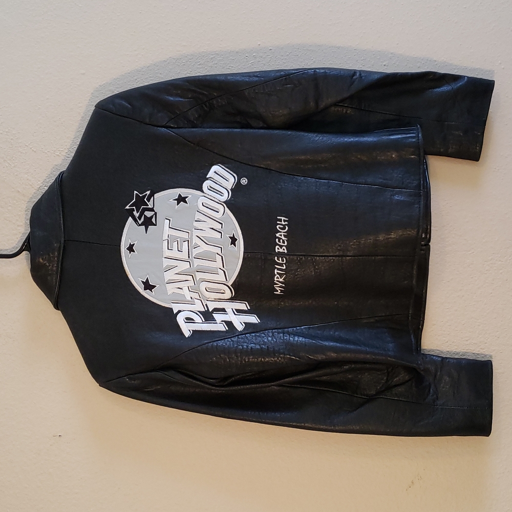 Planet Hollywood leather jacket